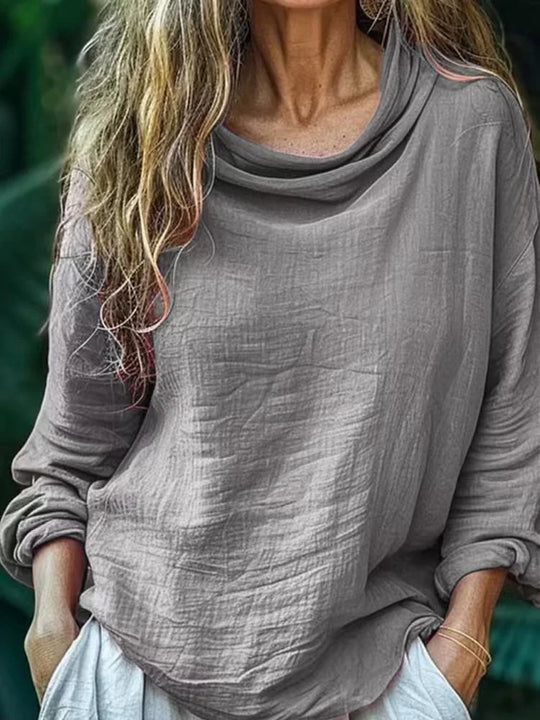 TERESITA – OVERSIZED ROUND NECK LONG SLEEVE