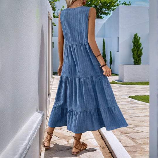 MADISON – SLEEVELESS MIDI DRESS
