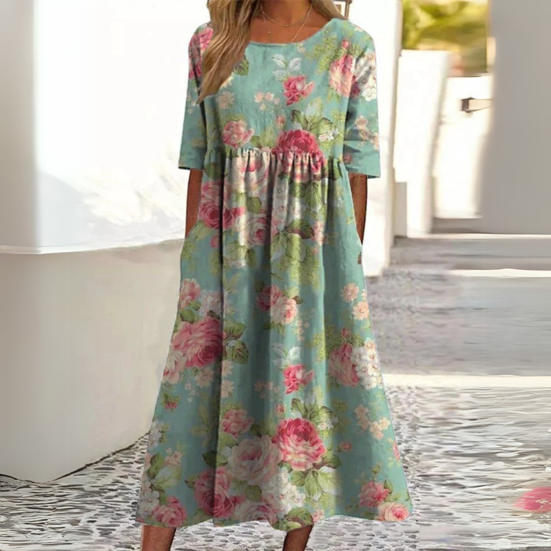 DOTTIE – FLORAL MIDI DRESS