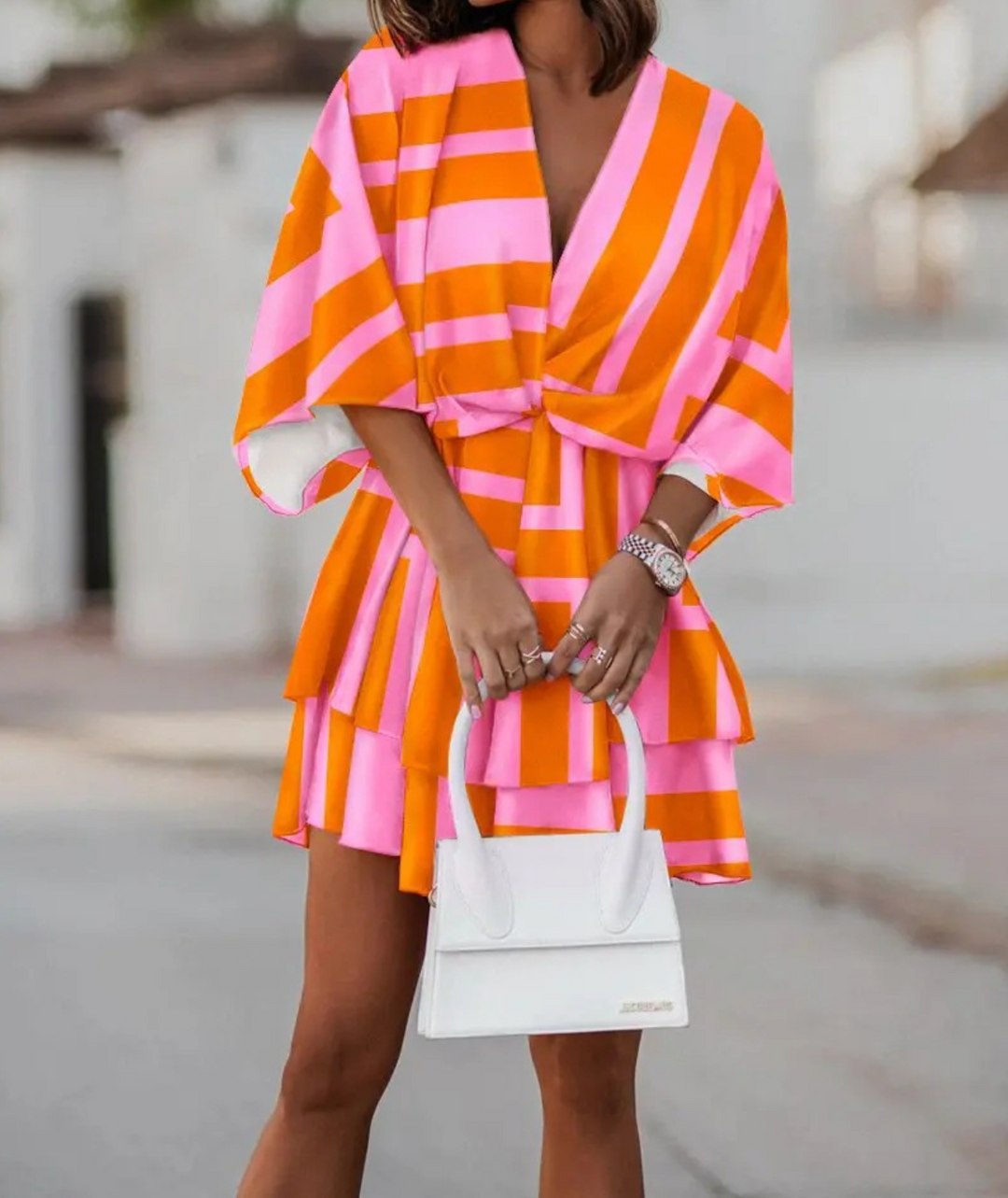 ALINA – BOHO FLORAL MINI DRESS