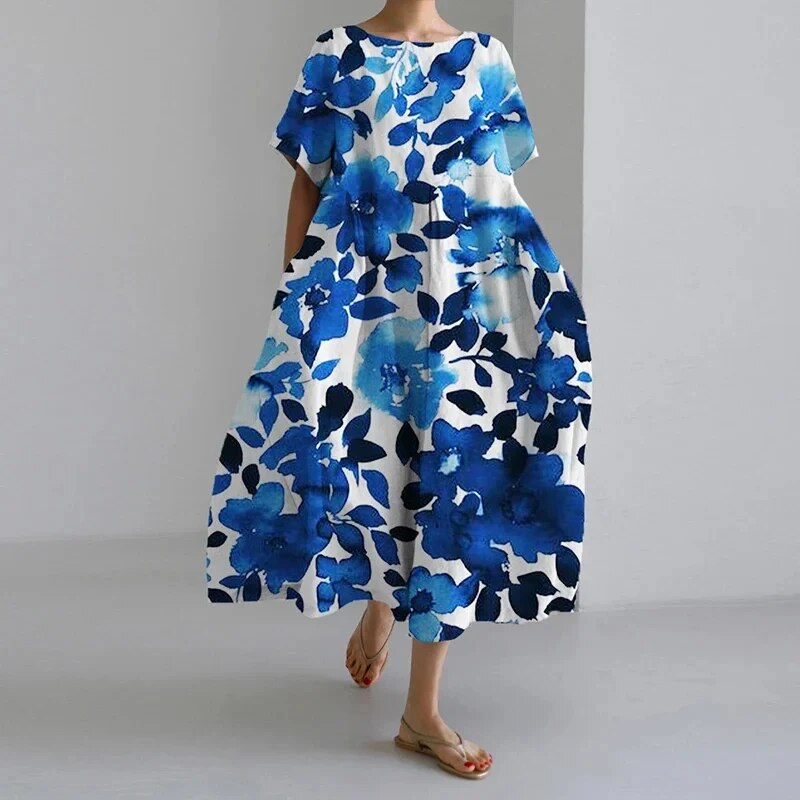 NADINE – FLOWY BOHO MIDI DRESS