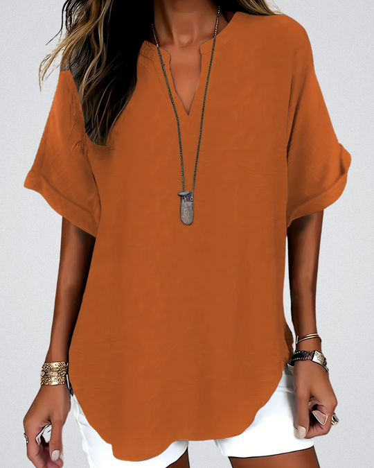 EMILY | RELAXED V-NECK EVERYDAY TEE