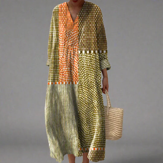 ISABELLA – MODERN STRETCH GEO DRESS