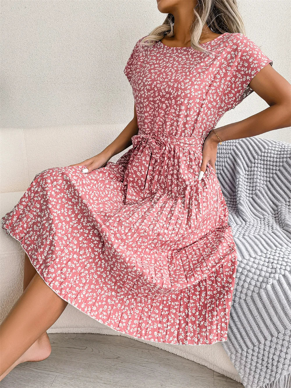 ZOE – FLORAL CHIFFON DRESS