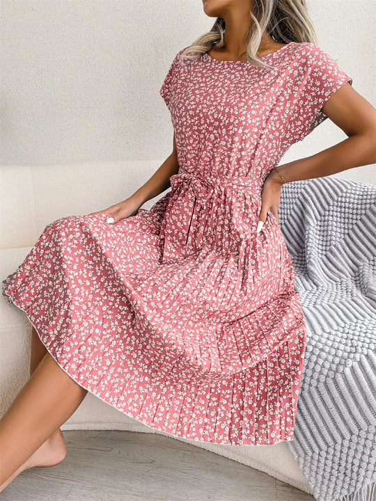 ZOE – FLORAL CHIFFON DRESS