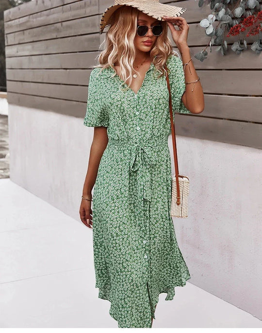 FLORENCE – COTTON-SPANDEX STRETCH DRESS