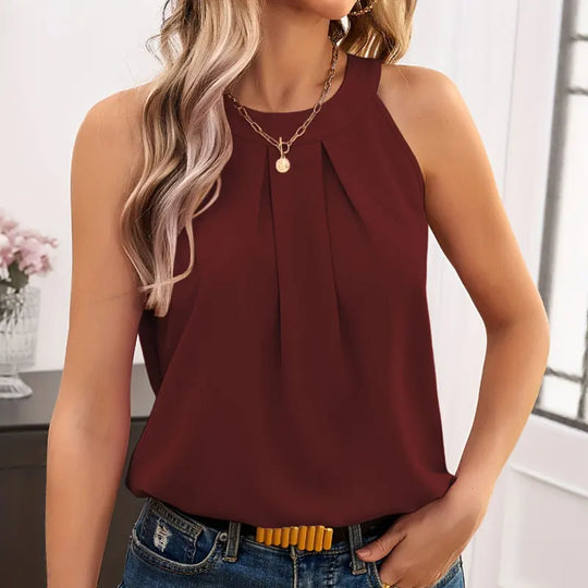 ERICA – SLEEVELESS EVERYDAY BLOUSE