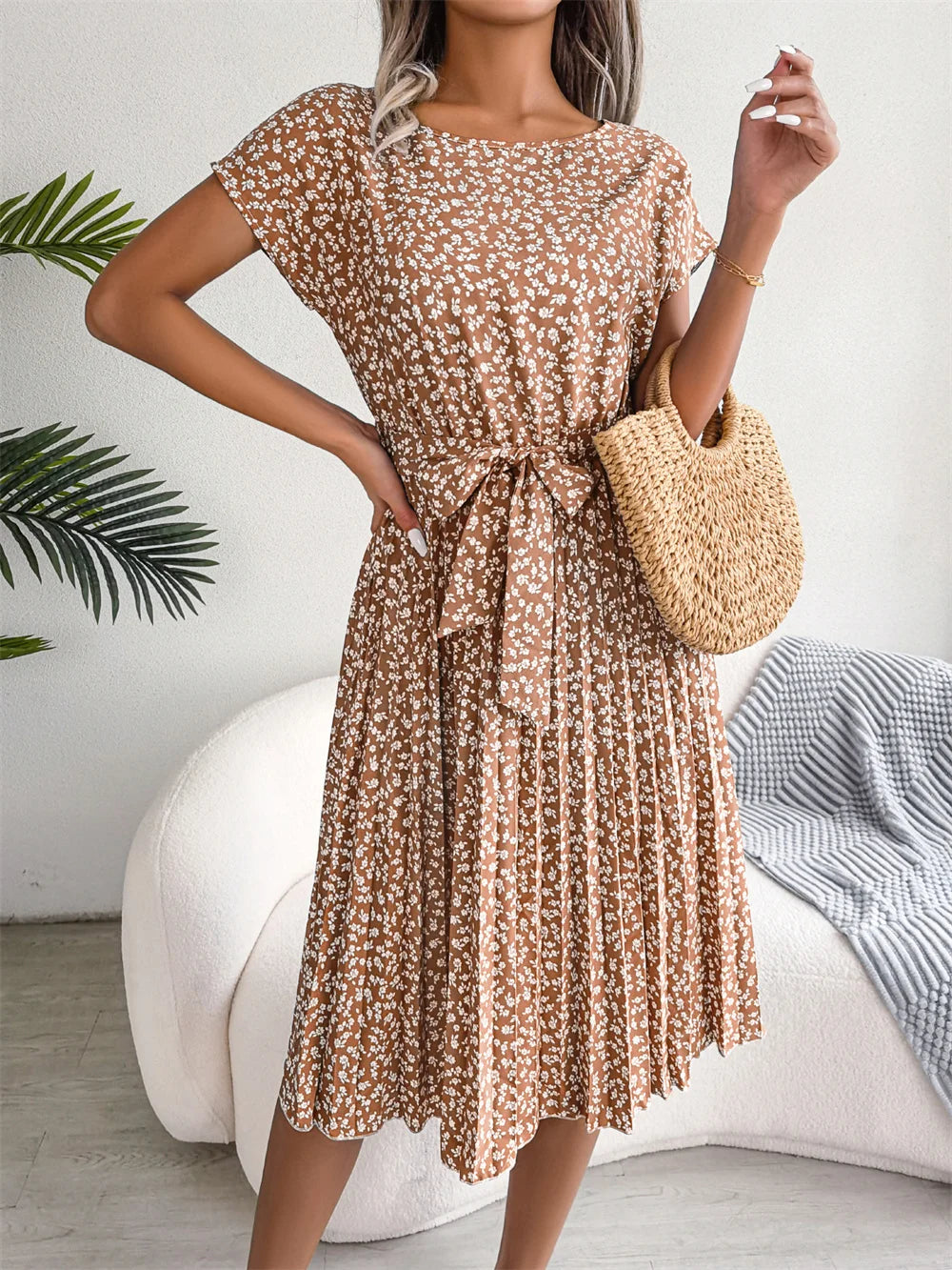 ZOE – FLORAL CHIFFON DRESS