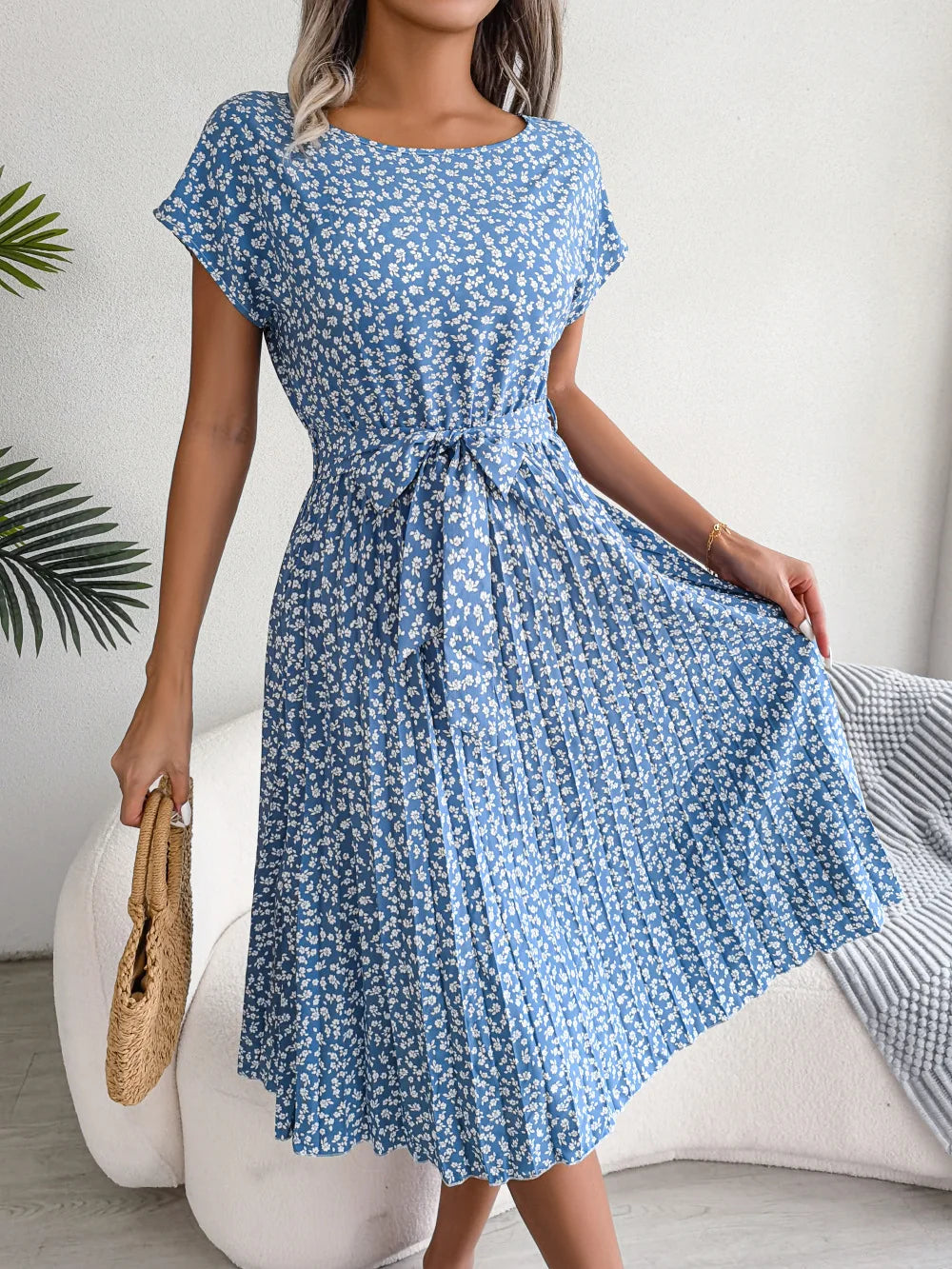ZOE – FLORAL CHIFFON DRESS