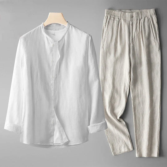 ELLIOT - RELAXED COTTON-LINEN SET