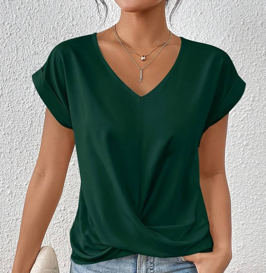 NADINE – STYLISH V-NECK SHIRT