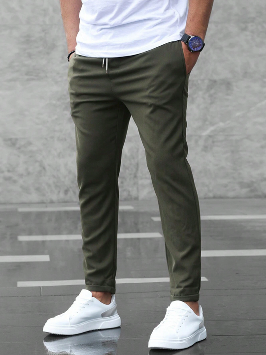 LORENZO – TAPERED DRAWSTRING TROUSERS