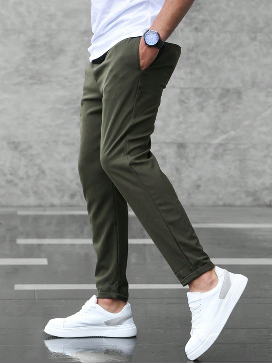 LORENZO – TAPERED DRAWSTRING TROUSERS