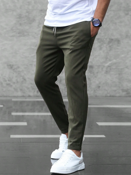 LORENZO – TAPERED DRAWSTRING TROUSERS