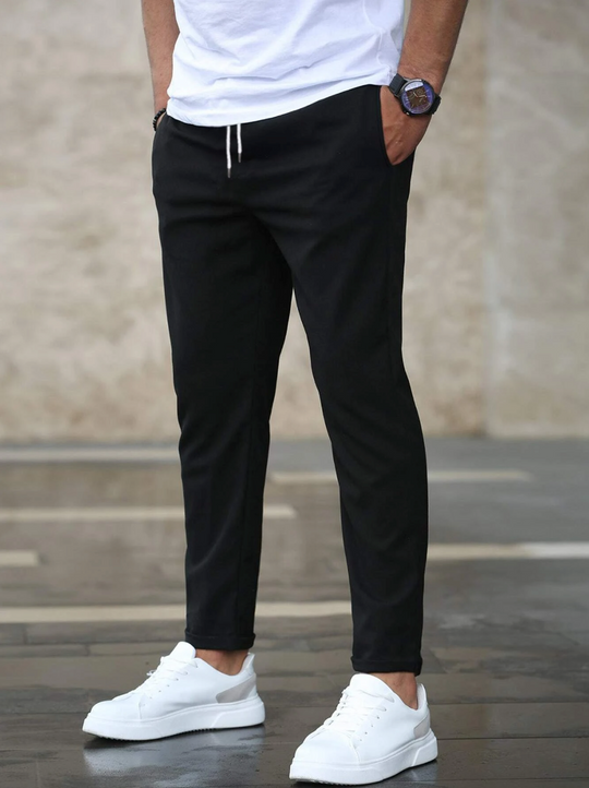 LORENZO – TAPERED DRAWSTRING TROUSERS