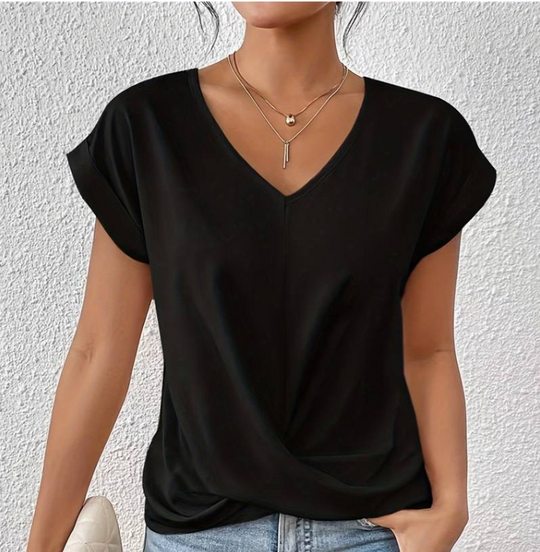 NADINE – STYLISH V-NECK SHIRT