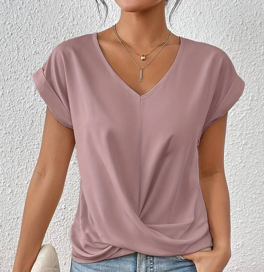 NADINE – STYLISH V-NECK SHIRT