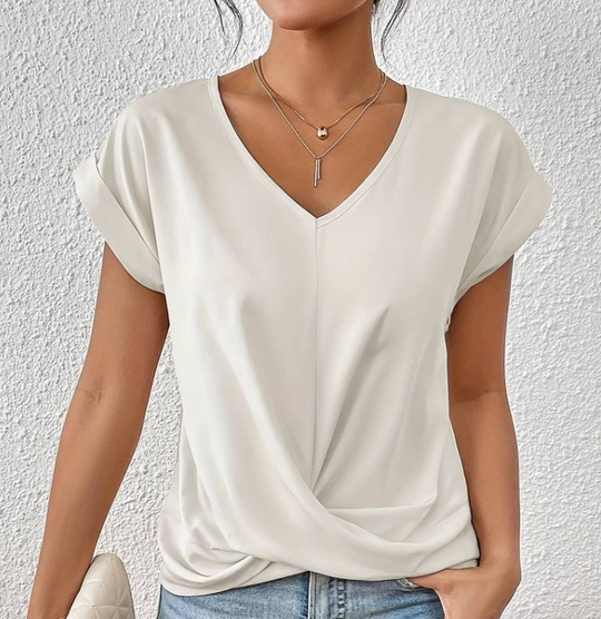 NADINE – STYLISH V-NECK SHIRT