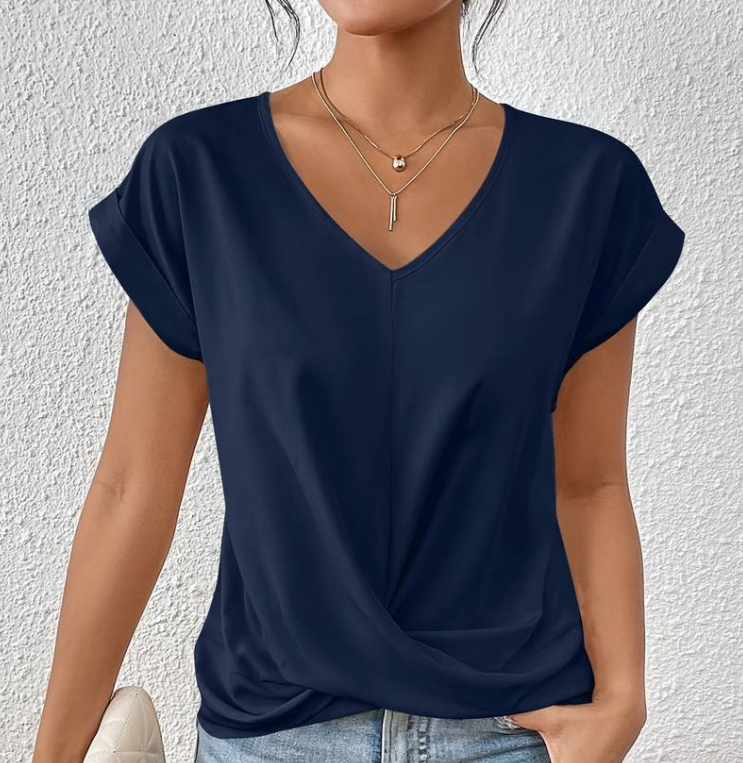 NADINE – STYLISH V-NECK SHIRT