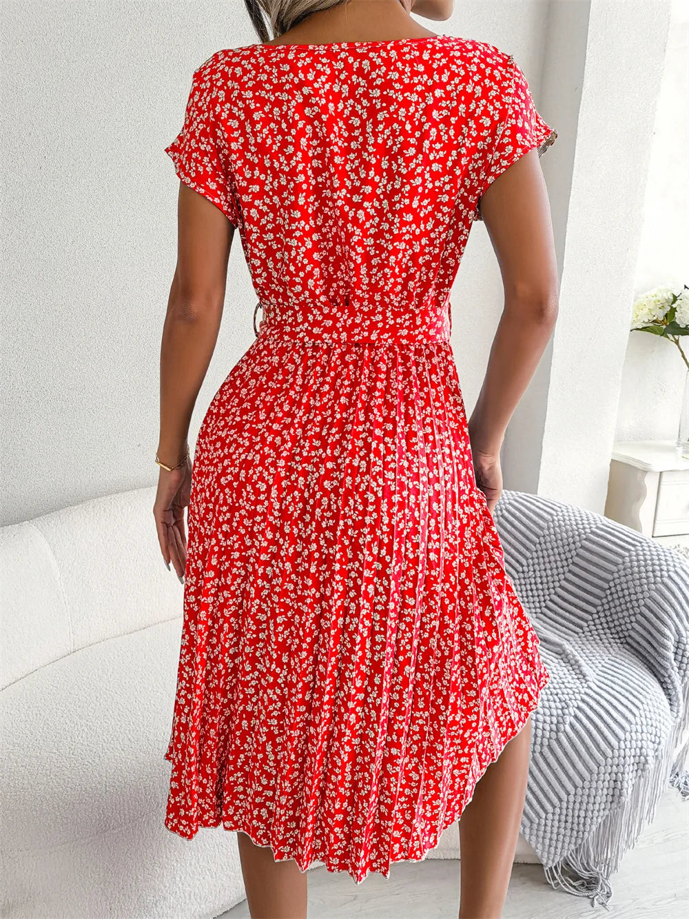 ZOE – FLORAL CHIFFON DRESS