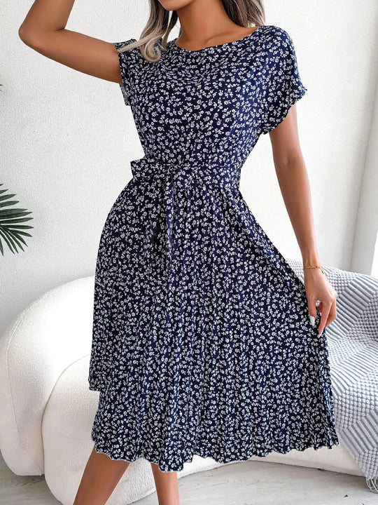 ZOE – FLORAL CHIFFON DRESS
