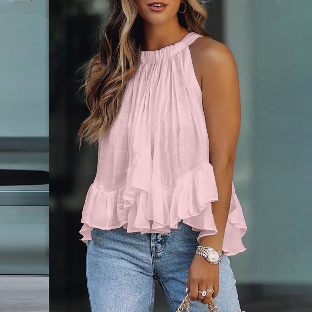 ELSA – LIGHTWEIGHT RUFFLE BLOUSE