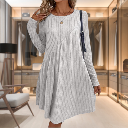 NAYLA – LONG-SLEEVE AUTUMN DRESS