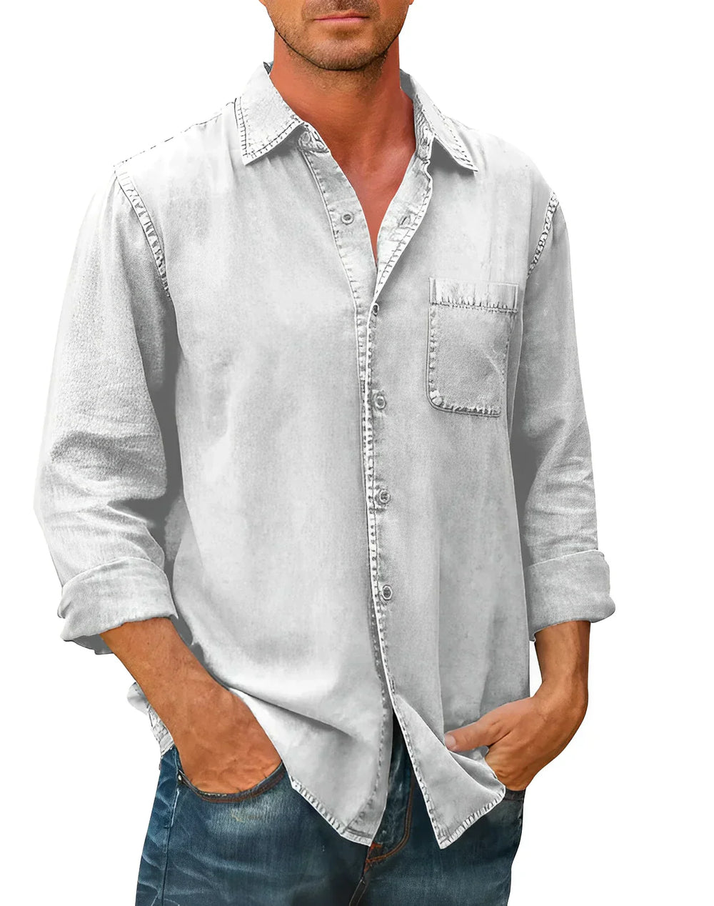 MARCUS – SMART LONG SLEEVE SHIRT