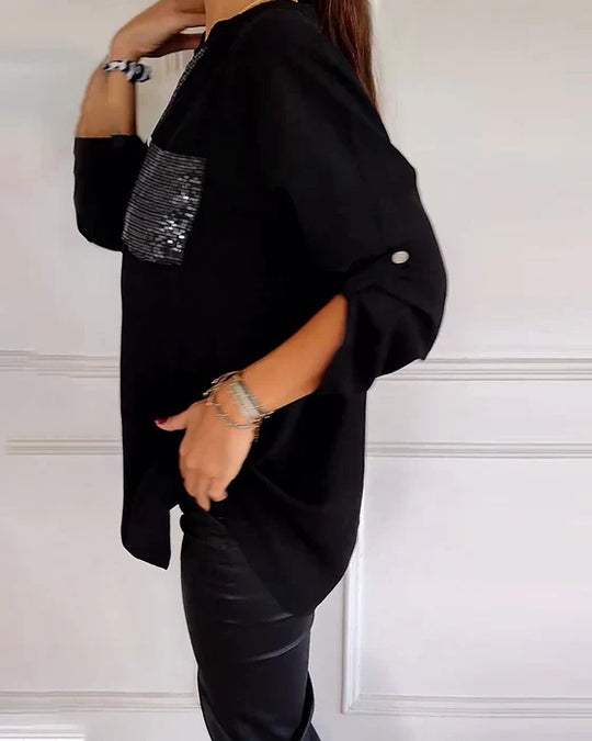 MARIA – CHIC BLOUSE WITH A TOUCH OF SPARKLE