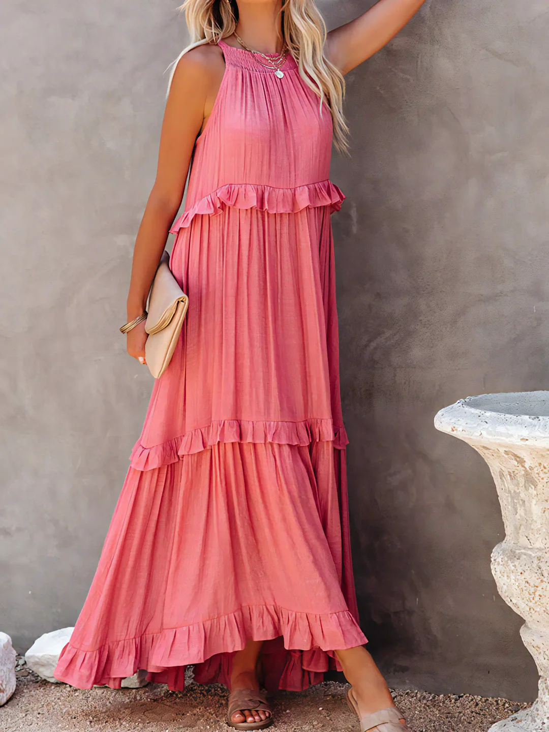 BIANCA – FLOWY MAXI SUMMER DRESS