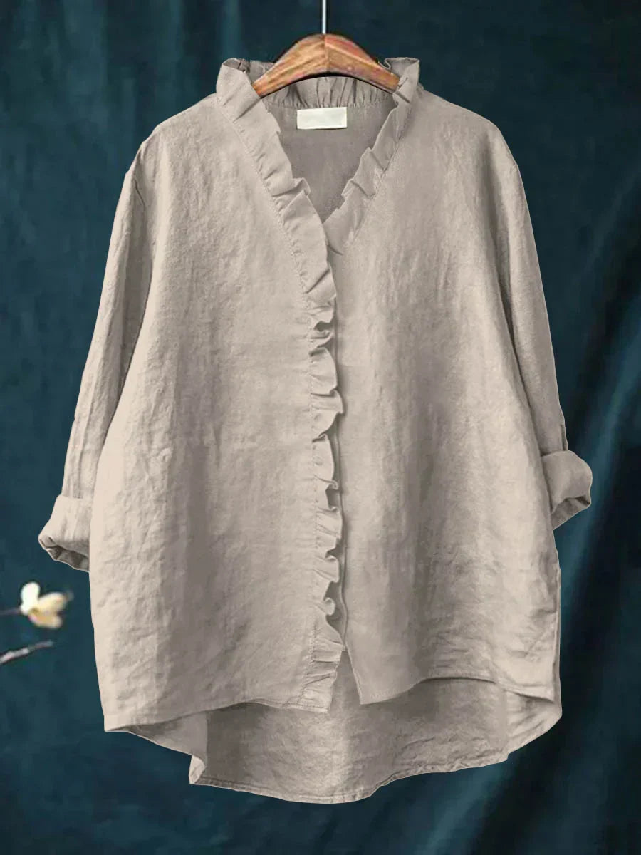 LUCIA – EASYGOING COTTON BLOUSE