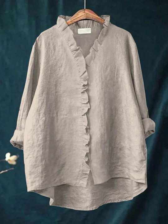 LUCIA – EASYGOING COTTON BLOUSE