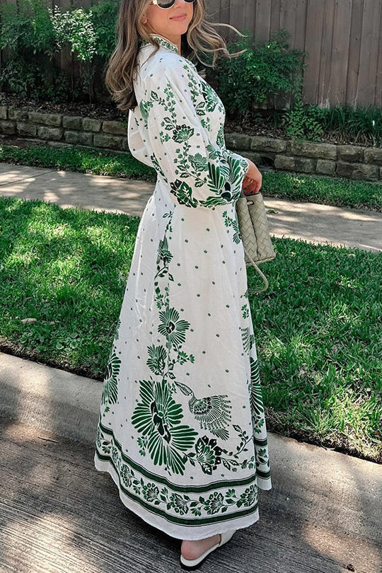 ELERI – EMBROIDERED FLORAL MAXI DRESS