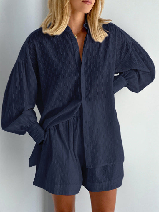 MAREN – RELAXED SHIRT & SHORTS SET