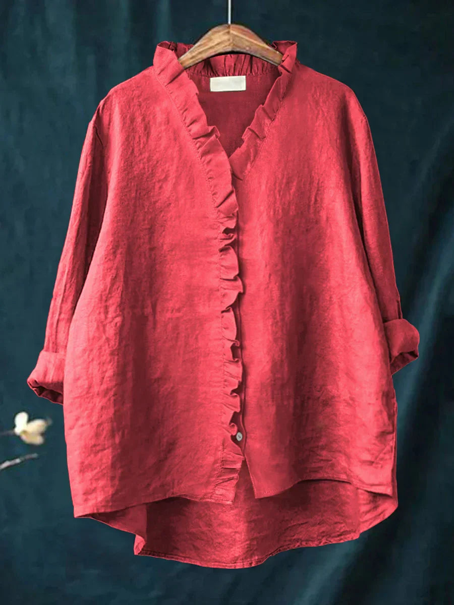 LUCIA – EASYGOING COTTON BLOUSE