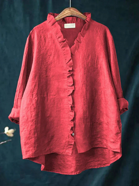 LUCIA – EASYGOING COTTON BLOUSE