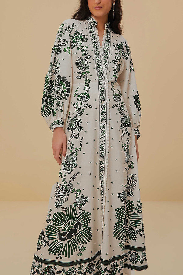 ELERI – EMBROIDERED FLORAL MAXI DRESS
