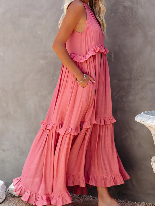 BIANCA – FLOWY MAXI SUMMER DRESS
