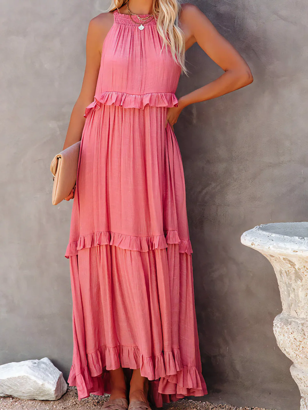 BIANCA – FLOWY MAXI SUMMER DRESS