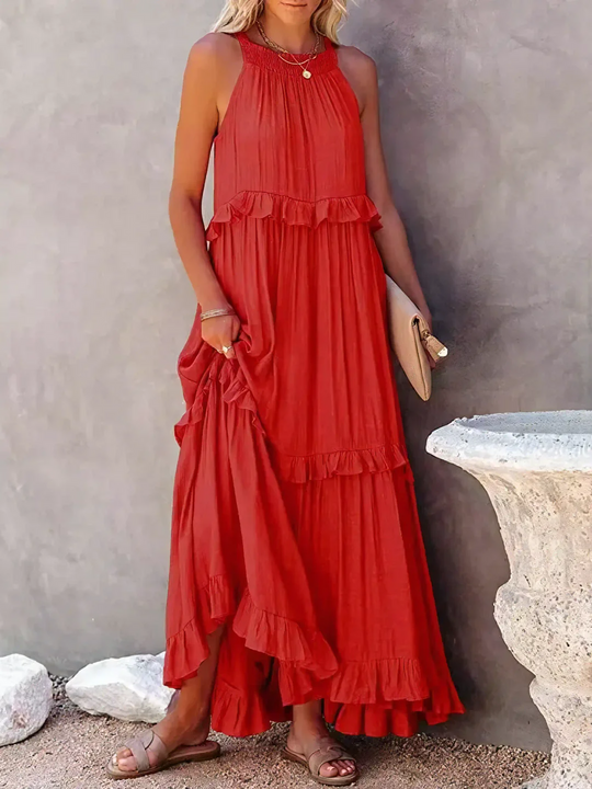 BIANCA – FLOWY MAXI SUMMER DRESS