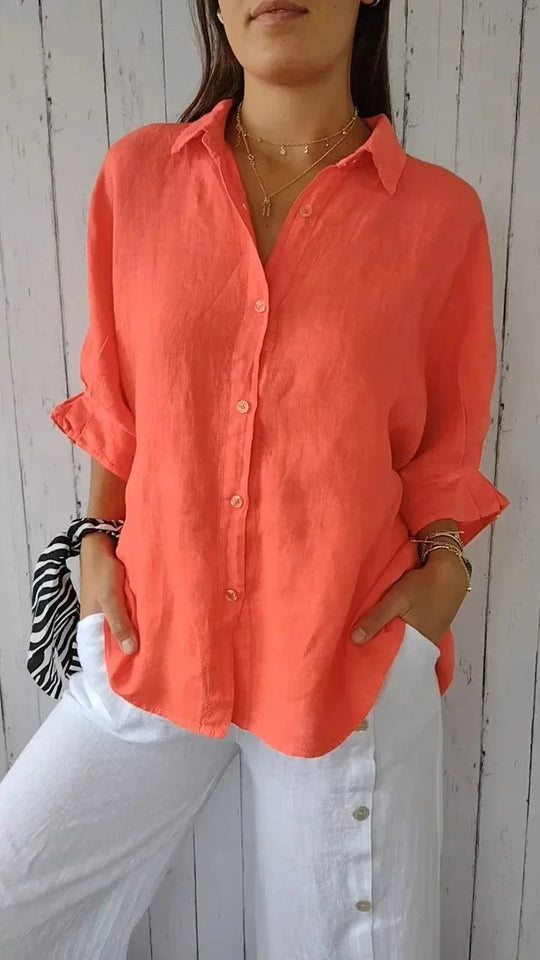 ELOISE – CHIC V-NECK BLOUSE