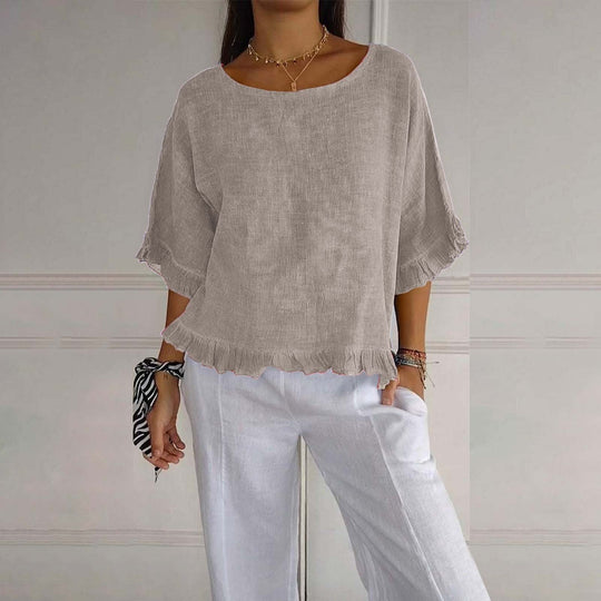 LÉA – FLOWY BLOUSE WITH A MODERN FIT