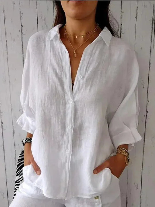ELOISE – CHIC V-NECK BLOUSE