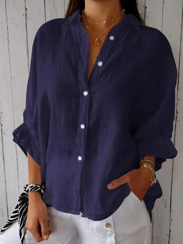 ELOISE – CHIC V-NECK BLOUSE