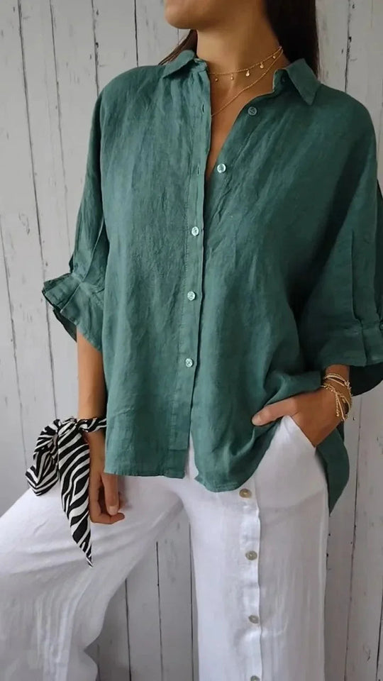 ELOISE – CHIC V-NECK BLOUSE