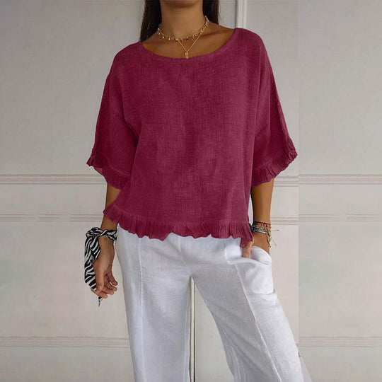 LÉA – FLOWY BLOUSE WITH A MODERN FIT