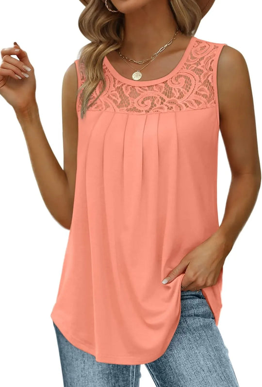 CHLOE - CLASSIC SLEEVELESS BLOUSE
