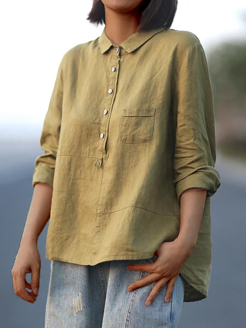 NADIA – RELAXED BUTTON-UP SHIRT