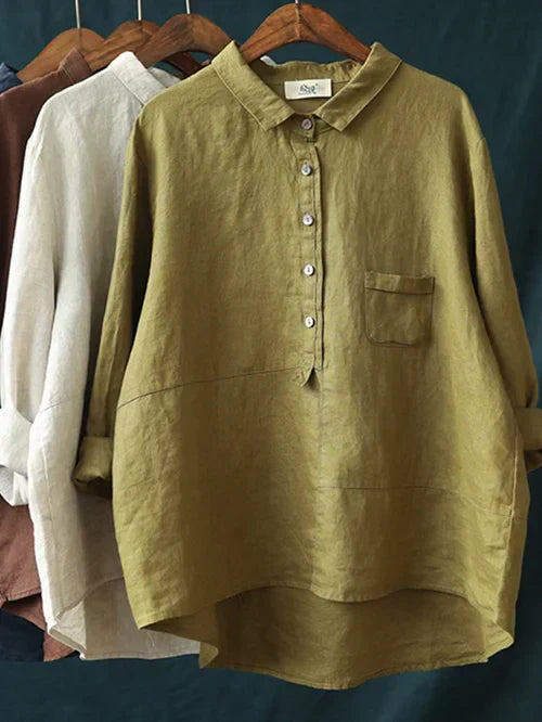 NADIA – RELAXED BUTTON-UP SHIRT