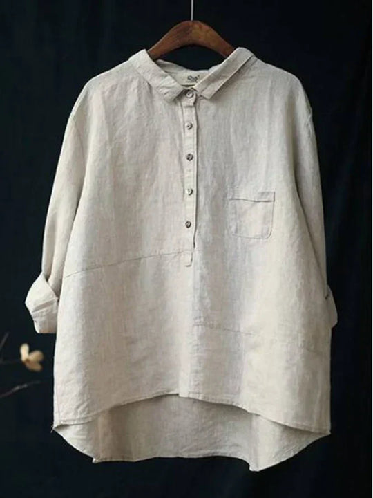 NADIA – RELAXED BUTTON-UP SHIRT